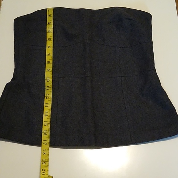 Lord & Taylor strapless top bustier style in 50% wool blend - Picture 10 of 14
